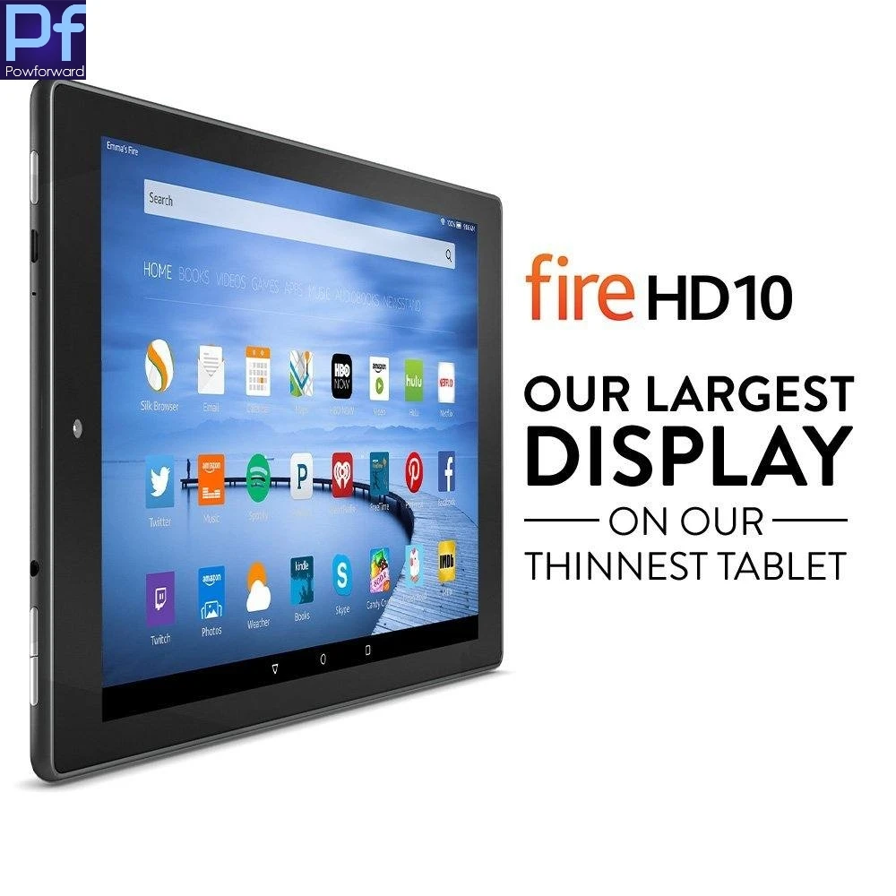 2 шт./лот Защитная пленка для экрана против отпечатков пальцев Amazon Fire HD 10 (2017)/Kindle 1