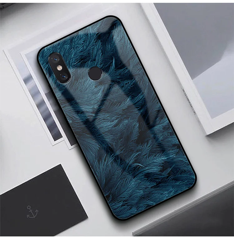 Pattern 2 Чехол из закаленного стекла GFAITH для Xiaomi mi 9T 8 5 6 Pro Lite Red mi Note 7 Red mi 7, чехол Ins style Cold чехол s - Цвет: Pattern 2