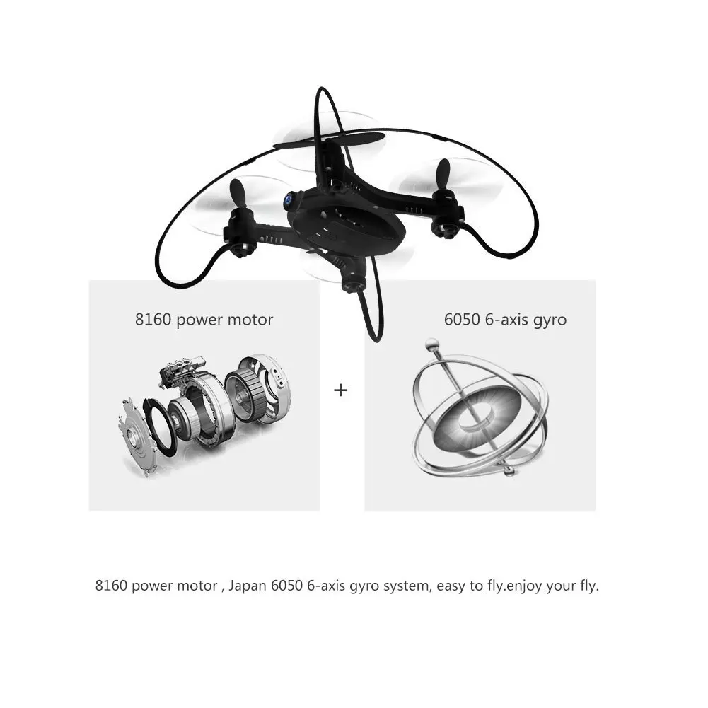 Квадрокоптер FEIYU FY603 / M7S 2 4G 4CH RC с Wi-Fi FPV камерой RTF вертолет UFO Мини-Дрон удержанием