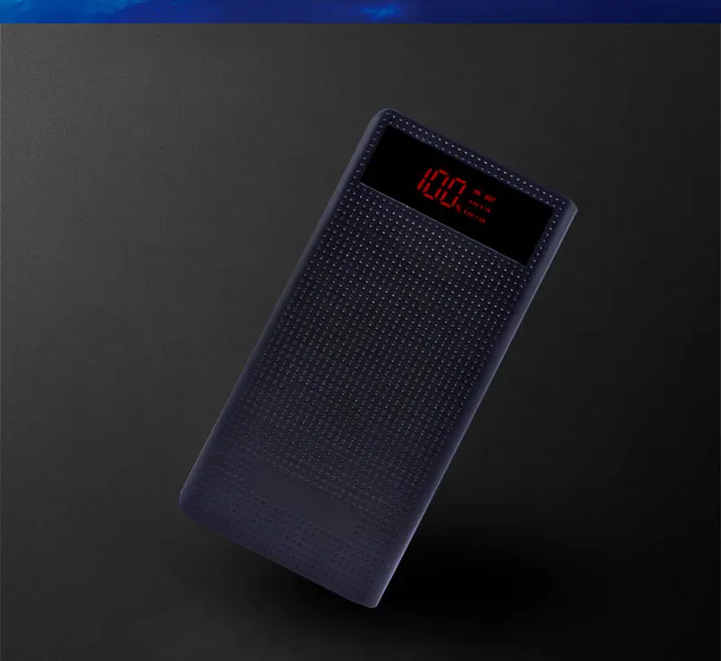 2018 New 30000MAh Power Bank with LED Screen Display Dual USB Charging External Battery Charger Portable For Samsung | Мобильные