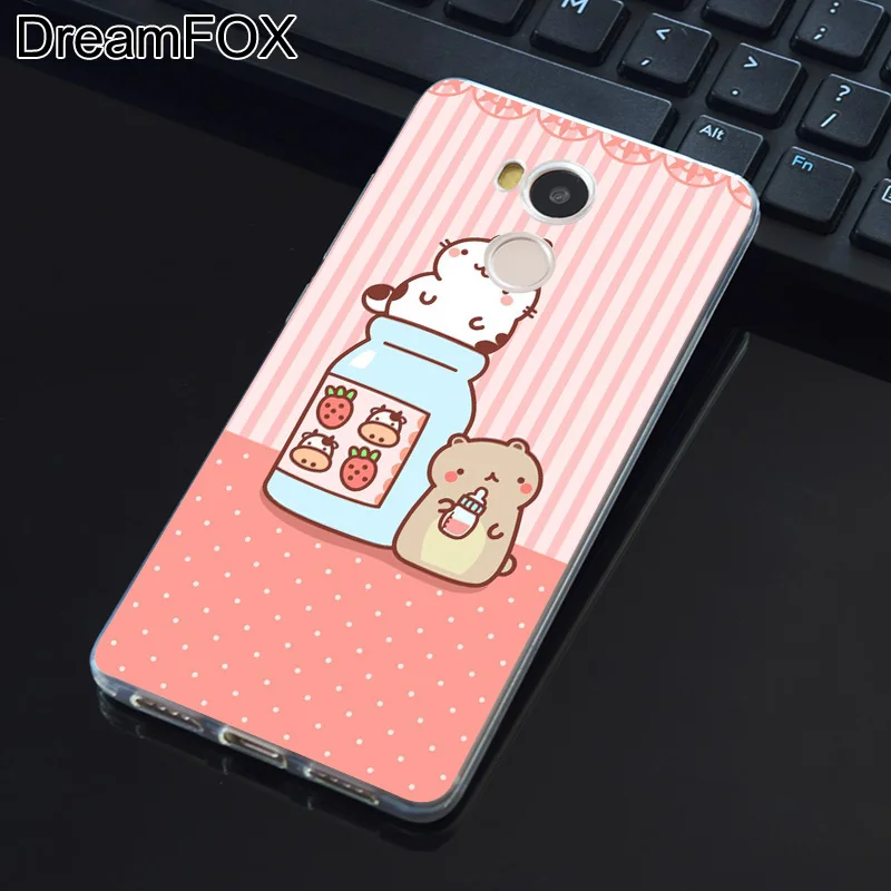 DREAMFOX L427 Мода Мультфильм серии Мягкий ТПУ силиконовый чехол для Xiaomi Redmi Note 3 4 4X5 5A 6 7