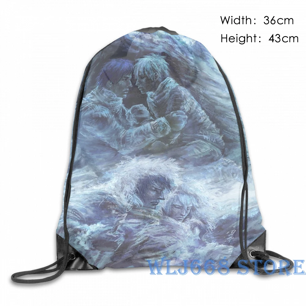 Funny graphic print shoulder Bags women Left hand of darkness Single backpack travel for men Gym Bag | Багаж и сумки