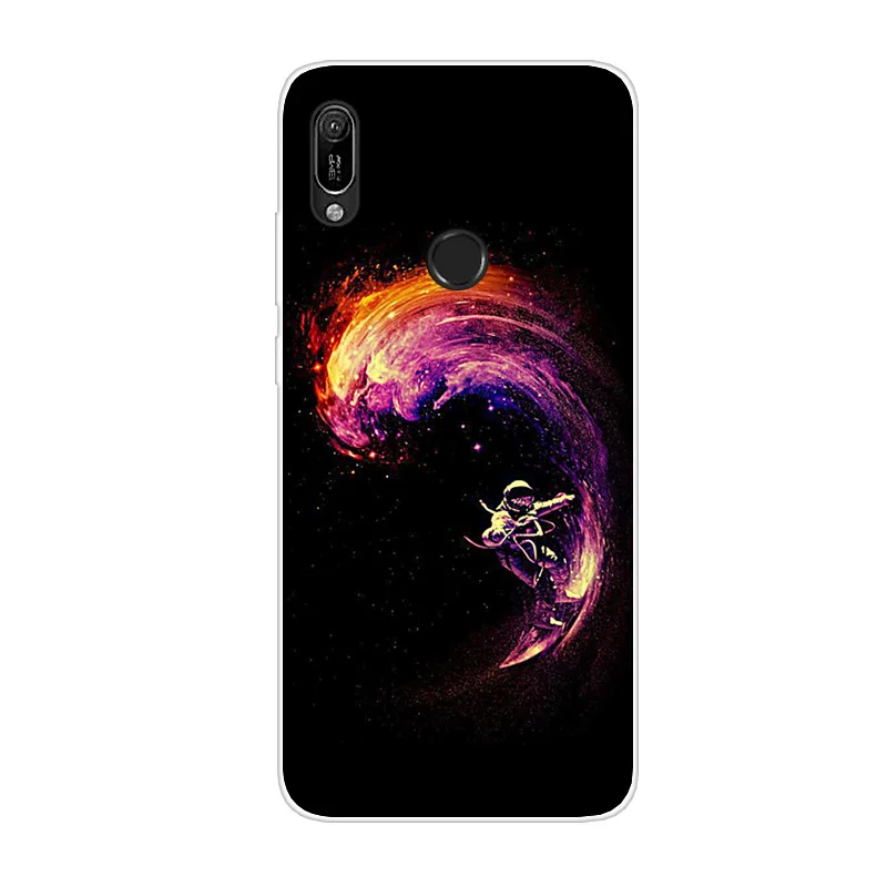 P5 Для huawei Y6 Чехол Мягкий ТПУ силиконовый чехол для телефона для huawei Y6 чехол Fundas для huawei Y 6 чехол Coque Y62019 Capa - Цвет: P5