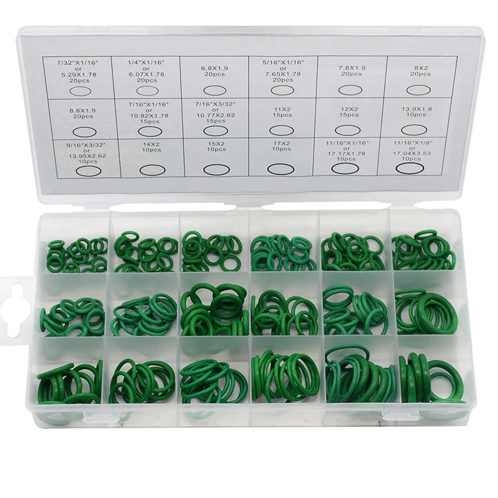270 шт./компл. резиновые уплотнительные кольца герметичные шайба 18 разных размеров