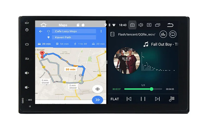 Автомагнитола Belsee 9 дюймов для Toyota Fortuner 2016 2017 Android 8 0 4 Гб IPS экран стерео Wi Fi Bluetooth