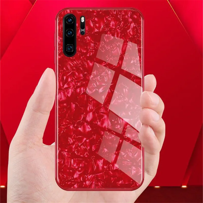 Закаленное Стекло чехол для huawei P30 Pro противоударный защитный телефона мягкий