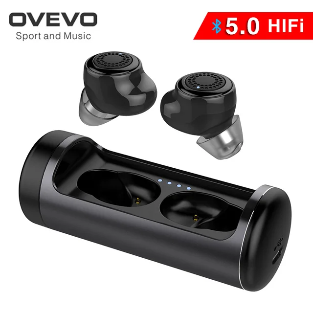 Ovevo Q63 Hi Fi наушники вкладыши TWS с Беспроводной Bluetooth 5 0 IPX5 Водонепроницаемый 3D