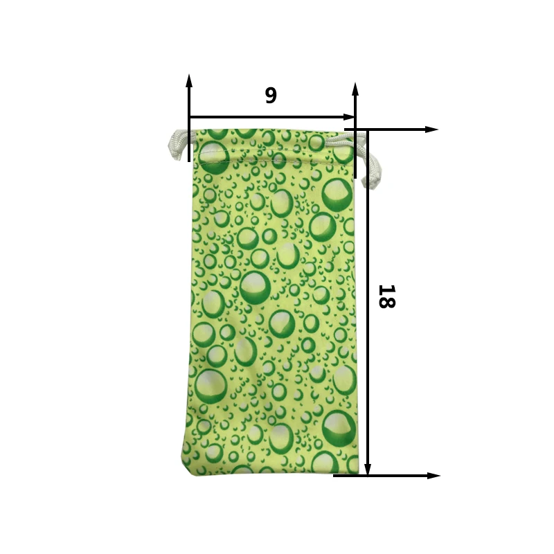 YPAY fashion high-grade microfiber needle two water drops pattern glasses bag sunglasses | Аксессуары для одежды