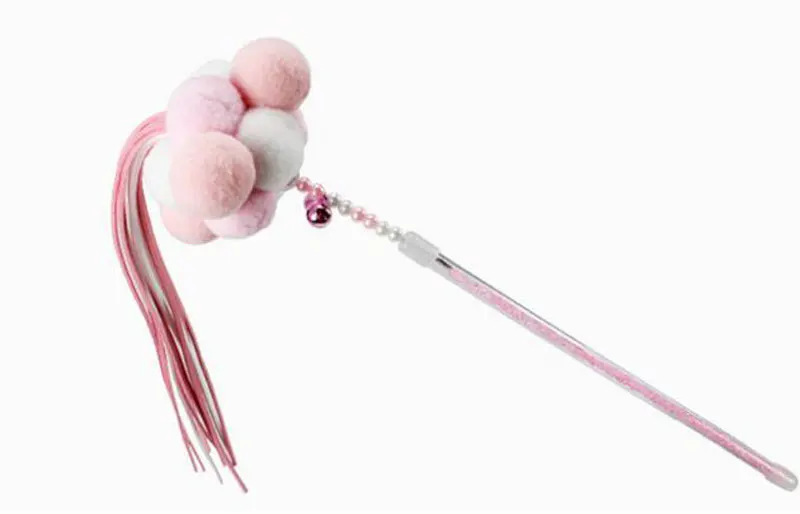 Manual Feather Ball Tassels Cat Bar Fighting Young Into Cats Pet Toys Fairy Playing Sticks | Дом и сад