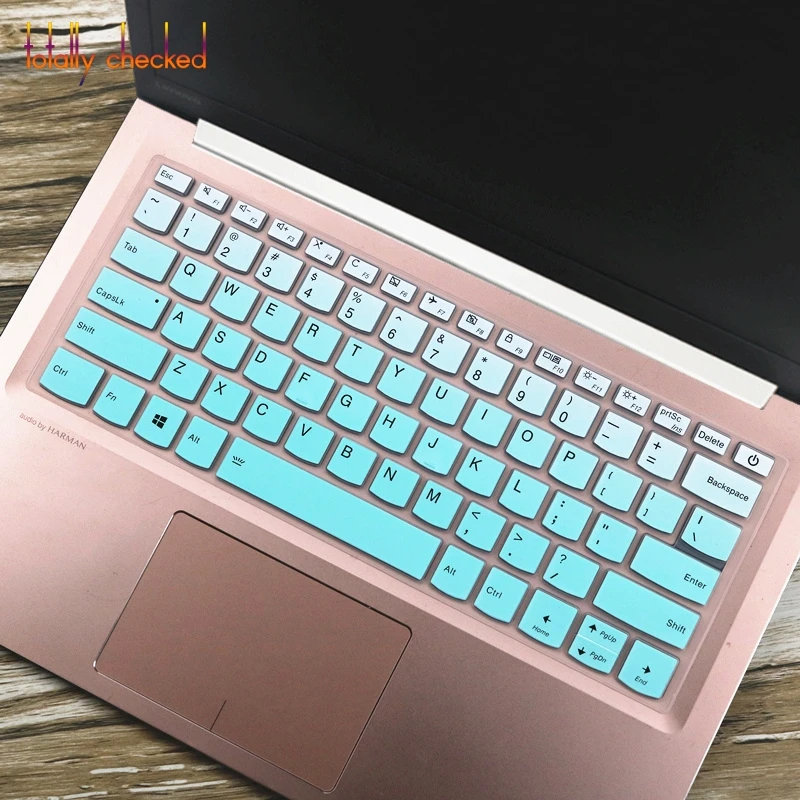 fadewhiteblue Защитная крышка для клавиатуры lenovo Ideapad C340 14 дюймов C340-14API c340-14iwl C340 C 340 14API 14IWL - Цвет: fadewhiteblue