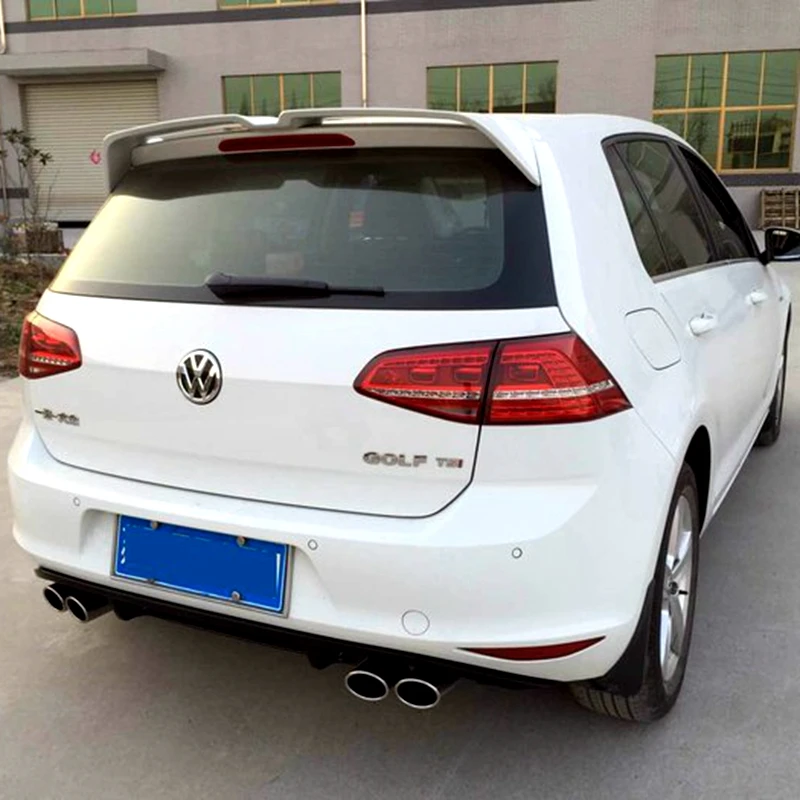 Для Volkswagen GOLF MK7- задний спойлер на крыше Высокое качество ABS Материал грунтовка цвет украшение в виде хвостового крыла для GOLF 7