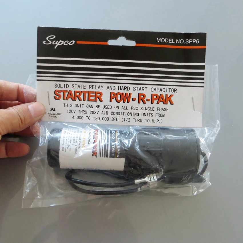 Горячая Распродажа твердотельные реле HVAC SPP5 SPP6 и жесткий конденсатор запуска