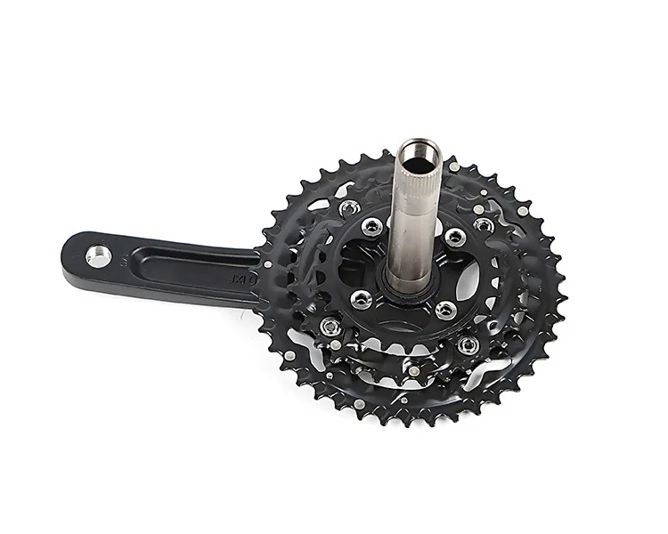 MTB Crankset With BB68-72 Crank 170mm BCD104mm Steel Plate Bicycle Chainring Bike Sprocket 24-32-42T 30 Speed Aluminium Cranks | Спорт и