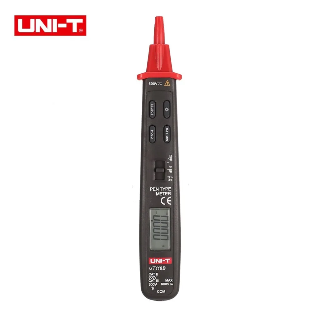 UNI-T UT118B миниатюрный портативный цифровой ручка Тип мультиметр с автоматическим