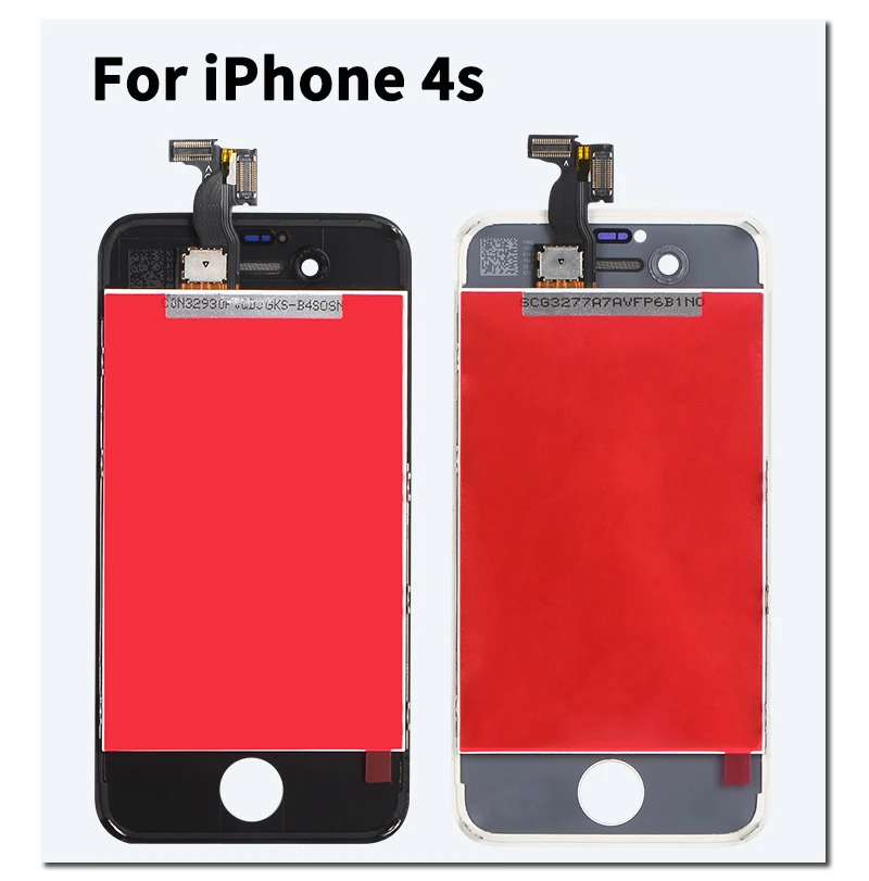 Заводская акция, ЖК-дисплей для iPhone 5S 6, AAAA+++, качественный ЖК-дисплей, сенсорный экран для iPhone 6S, 7, 4S, 8,, тестовая работа