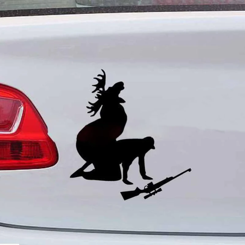 BEMOST наклейки для автомобиля с изображением лося-охотника как я люблю мое мясо