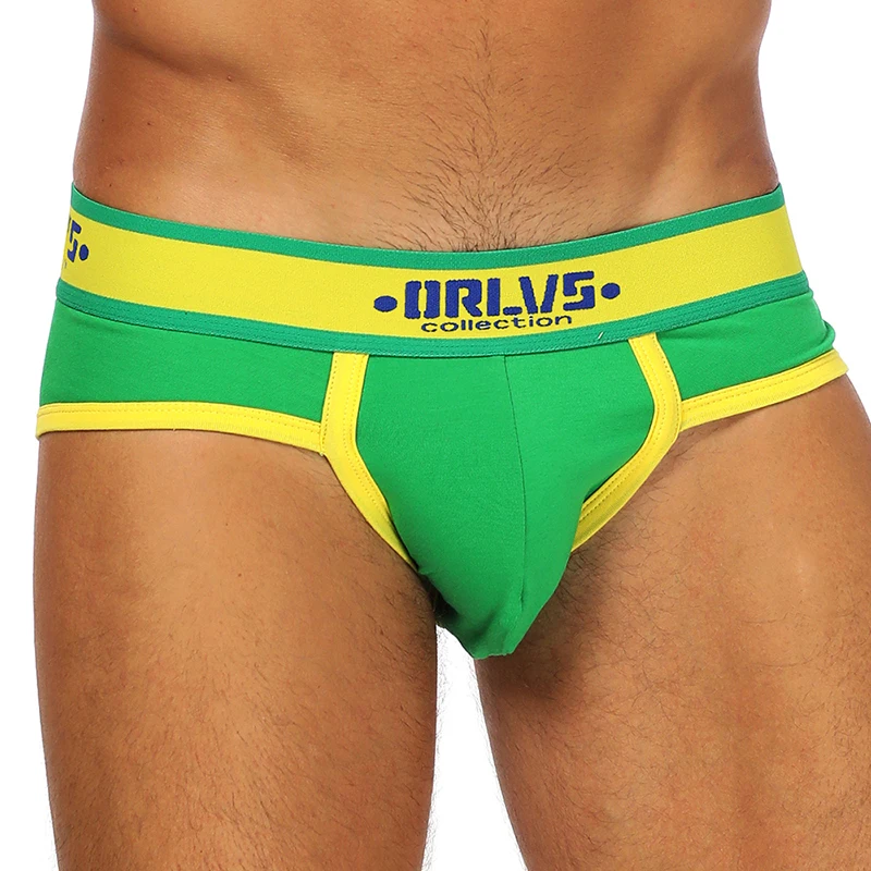Бренд ORLVS мужское нижнее белье сексуальные мужские трусы дышащие Cueca удобные