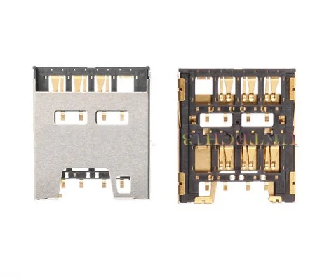 10 шт./лот лоток для считывания Sim карт гнездо держатель HTC Desire 510 D510w|sim socket holder|sim card