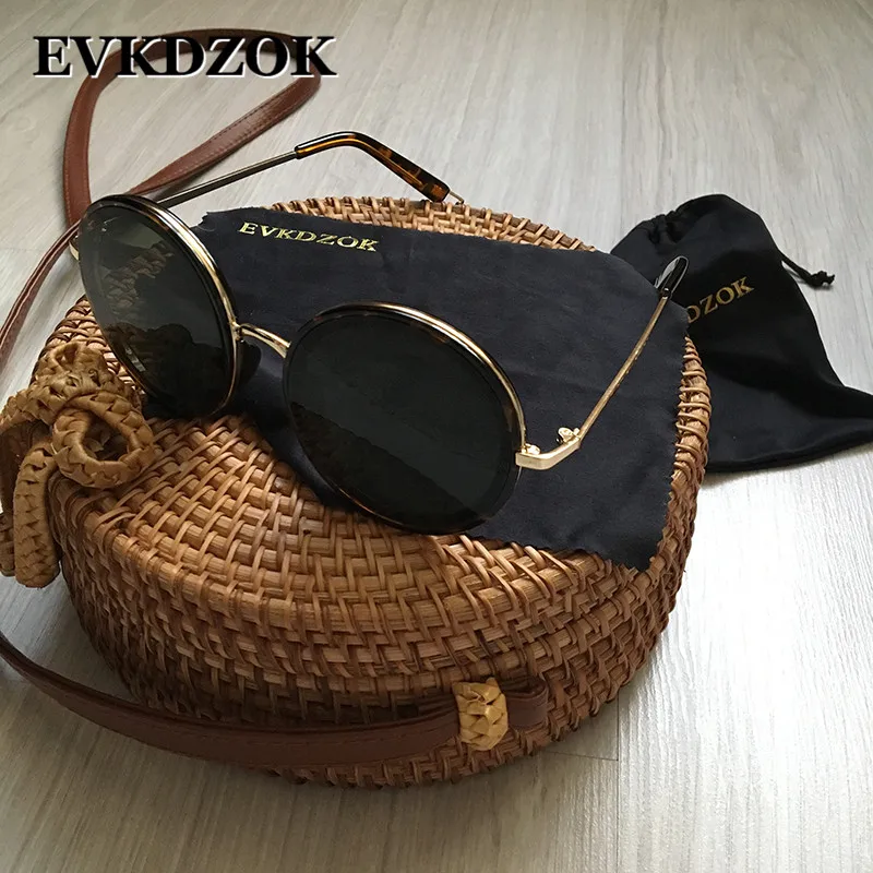 Модные женские солнцезащитные очки 2018 металлические ретро мужские брендовые