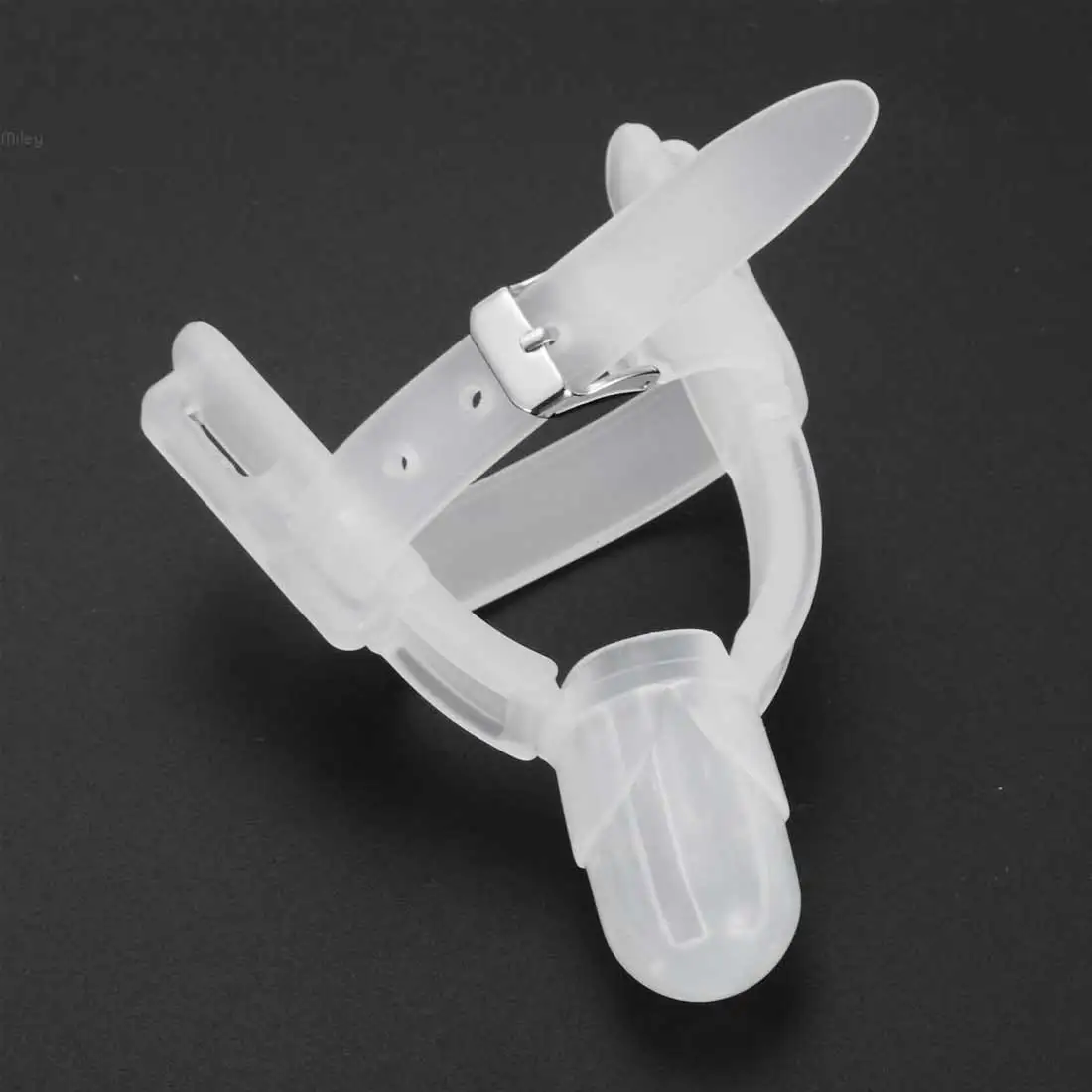 Nontoxic Silicone Baby Teethers Kids Child Thumb Guard Stop Sucking Fingers with Wrist Band Prevent Baby Finger Bite