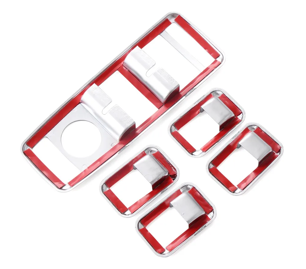 Панель переключателя интерьера автомобиля матовая хромированная панель для