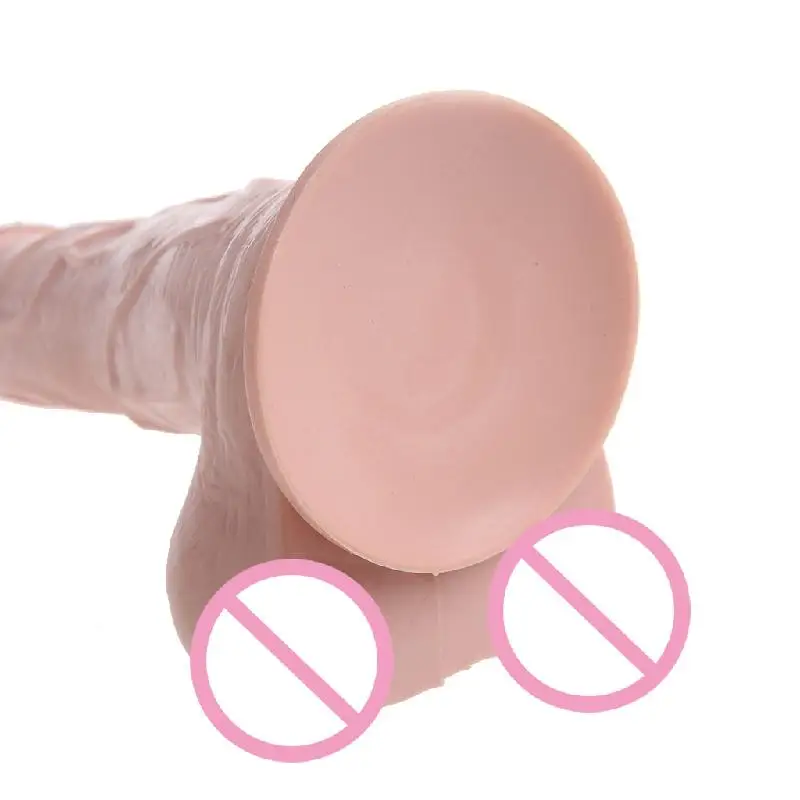 Фаллоимитатор G Spot реалистичный сильный член на присоске секс игрушка