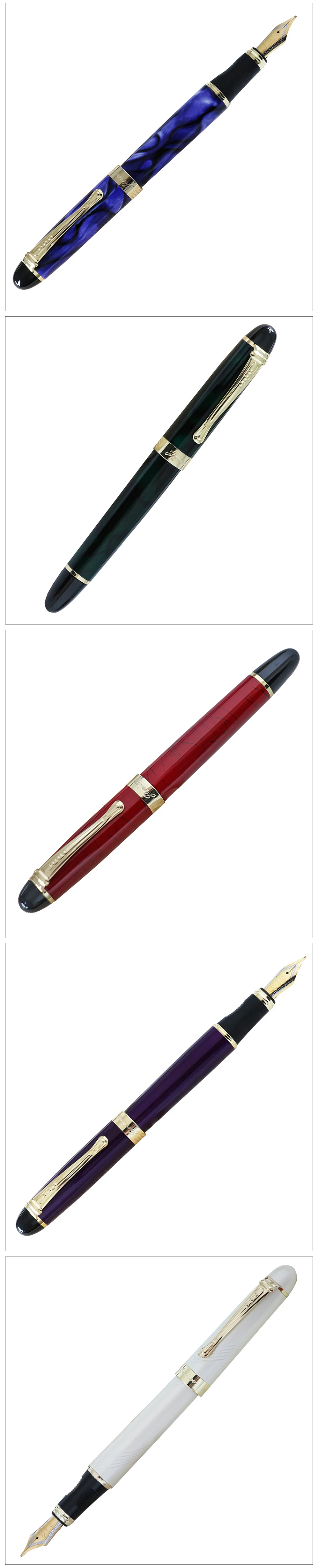 JINHAO 450 перьевая ручка 0.5MM or 1.0MM ручка чернильная перо для письма канцтовары ручки для школы