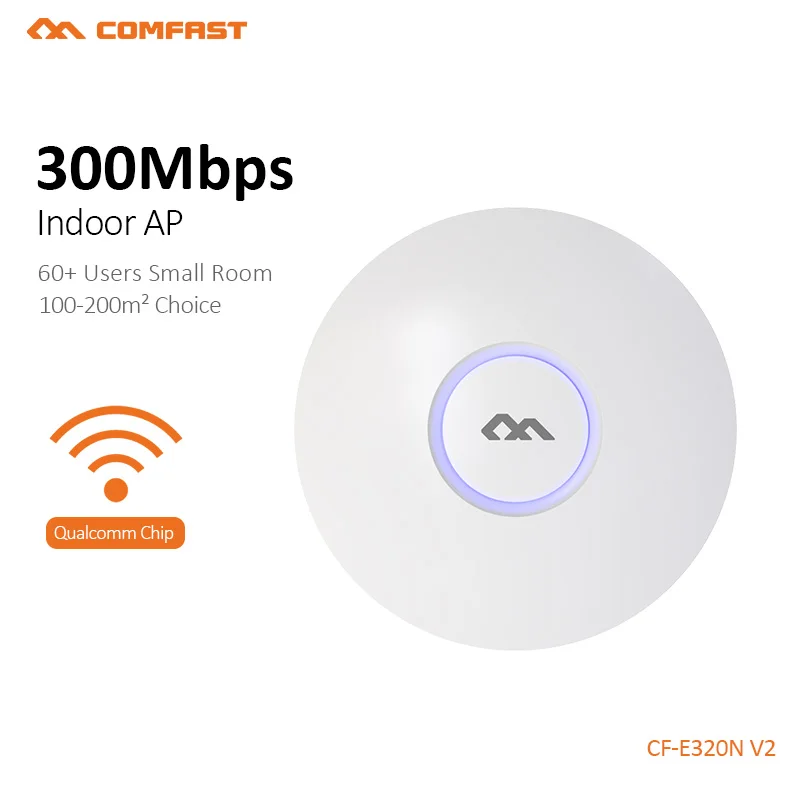 COMFAST Wireless AP 300Mbps Ceiling 802.11b/g/n WiFi Router Indoor for Big Area Coverage Access Point CF-E320N-V2 | Компьютеры и офис