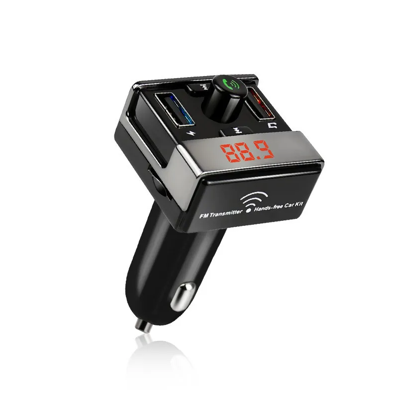 Автомобильный MP3 Bluetooth плеер двойной USB автомобильный FM передатчик поддержка
