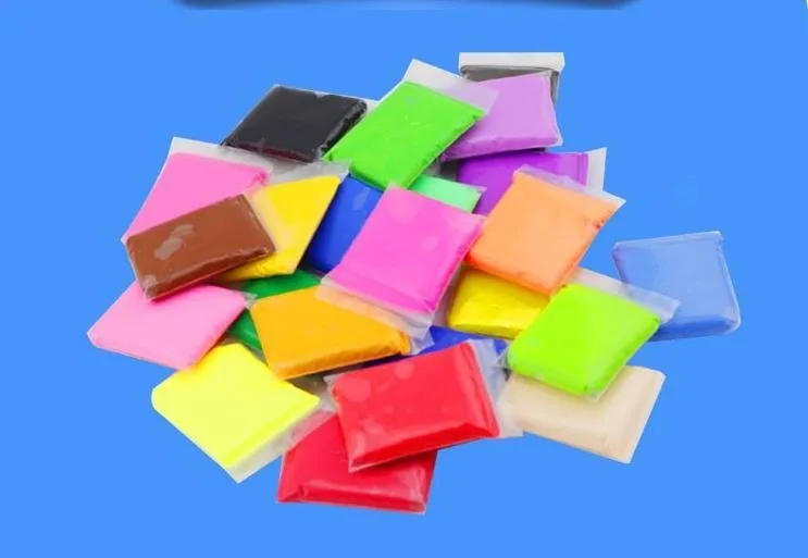 24 цвета Детские DIY fimo моделирование полимерной глины/мягкий ластик Пластилин для детей и детские развивающие игрушки