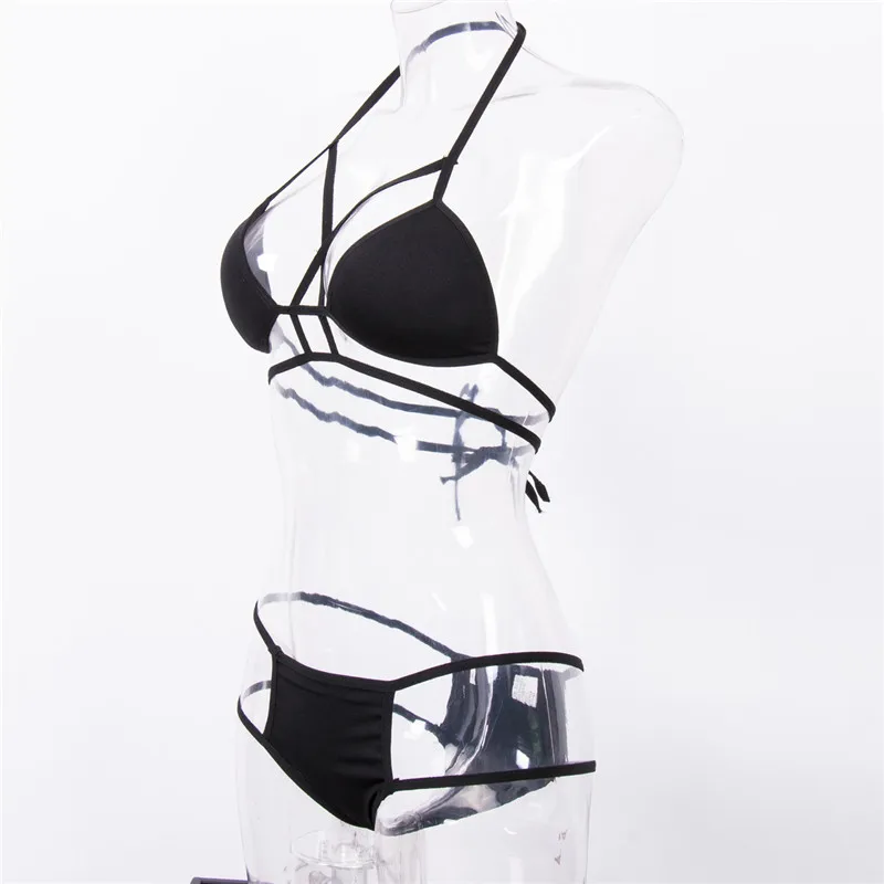 

2018 Sexy Womens Bikini Set Hot Sale Ladies Bandage Push up Swimwear Swimsuit Biquini Brazilian Bathing Beachwear Swimming Suit