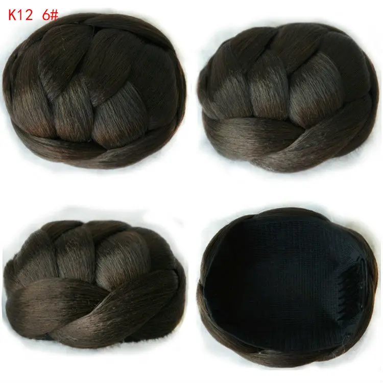 

60g 10CM New Clip in Bun Hair Chignon Bun Wig Hair Ponytail Drawstring Bun Hairpieces Pony Tail Hair Chignon K12