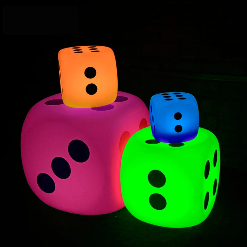 Креативный светодиодный ночник craps водонепроницаемый кубический стул 15 см 20 30