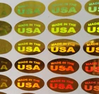 Голограммные наклейки с печатью, 500 шт., серебристыезолотистые, 13x6,5 мм, овальная форма