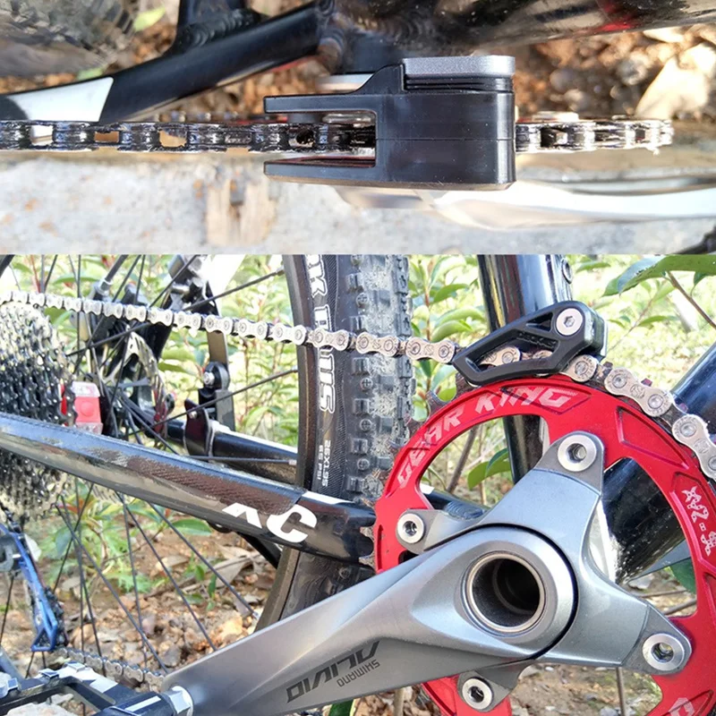 VXM Велосипедный цепной направляющий MTB Велосипедный протектор 1X Система Одиночное кольцо Круглое 30-40T Овальное 32T-38T Защита механизма сборки цепи.