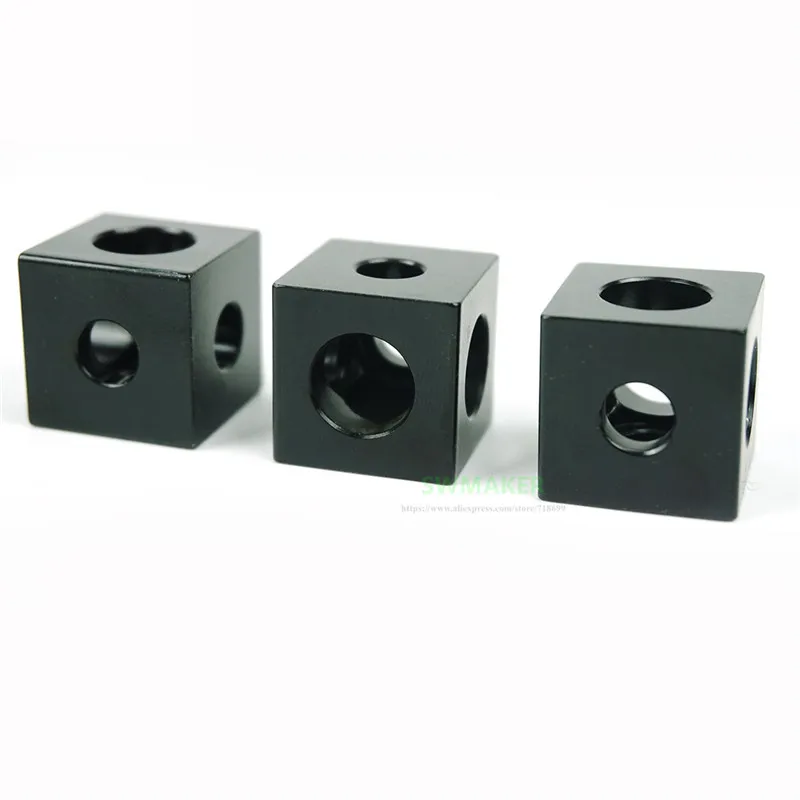 

5 pcs openbuilds V-slot three corner cube corner prism connector adjustable wheel bracket 3D printer parts