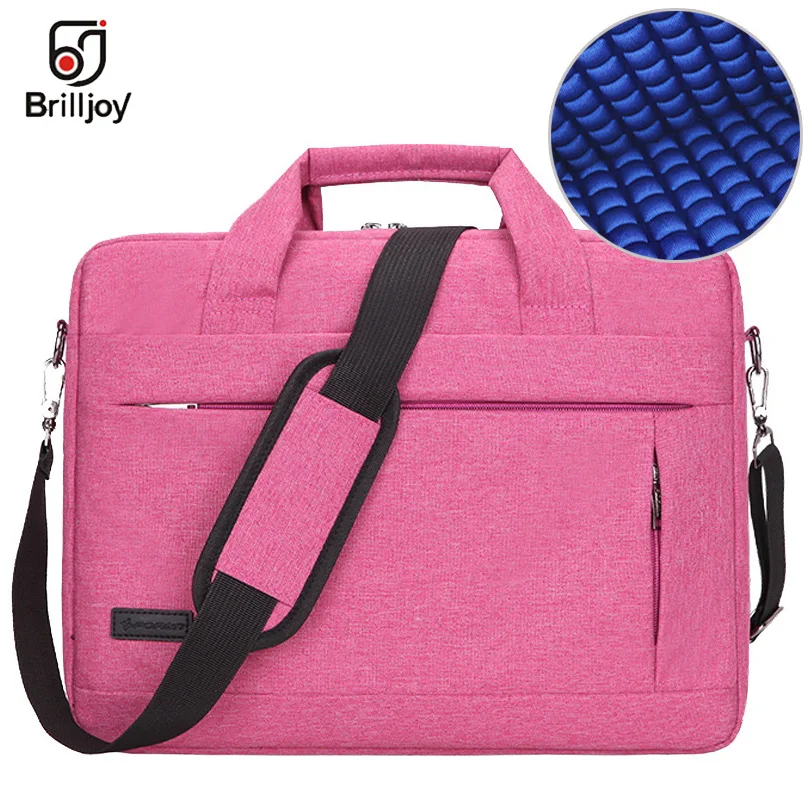 Brilljoy Men Women Travel Briefcase Bussiness Notebook Bag for Large Capacity Laptop Handbag for 14 15 Inch Macbook Pro Dell PC