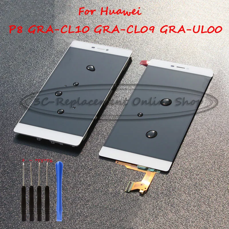 Тест для Huawei P8 m100 ul00 GRA UL00 UL10 L09 CL10 CL00 ЖК дисплей + цифровой преобразователь