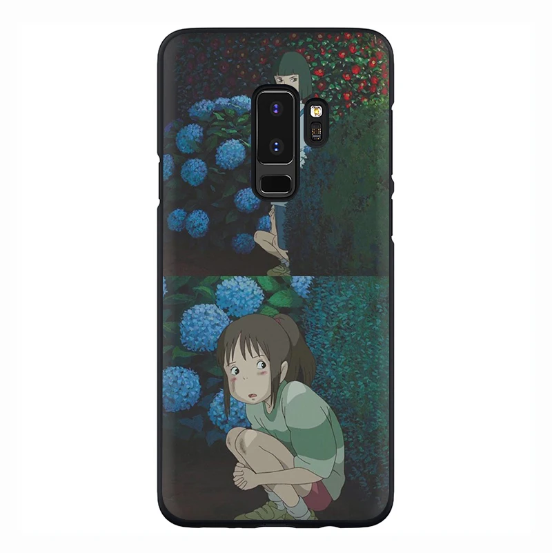Миядзаки Тоторо Унесенные призраками мягкий чехол для телефона samsung Galaxy M10 20 30 S6 7 Edge S8 9 10 Plus S10E Note 8 9 - Цвет: B4