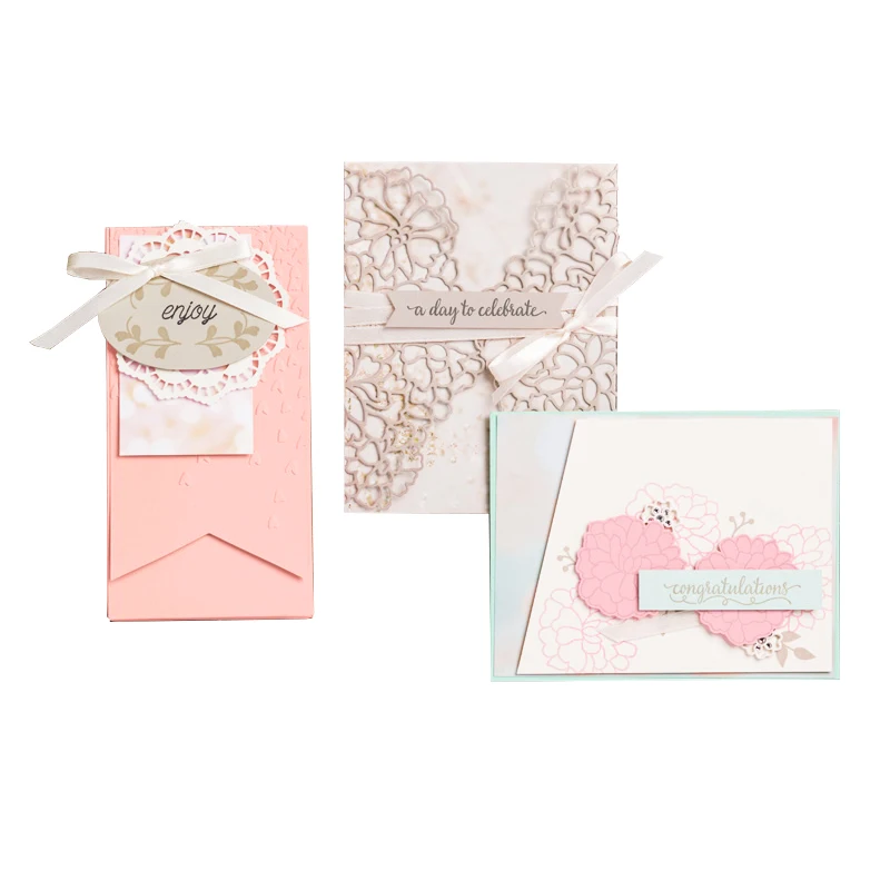 2019 3 шт So In Love металлические штампы трафарет для DIY Скрапбукинг фото альбом