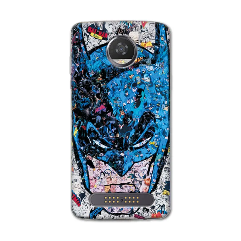 Очаровательный чехол для телефона Marvel Hero Captain America Motorola Moto Z2 Play Железный человек