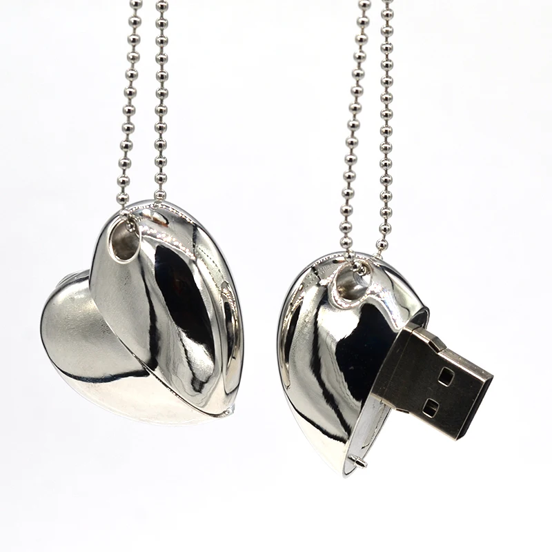 

Cartoon Cute Metal Crystal Heart pendrive 32GB 16GB 8GB 4GB USB Flash Drive Memory Stick Pen Drive U disk 64GB gift