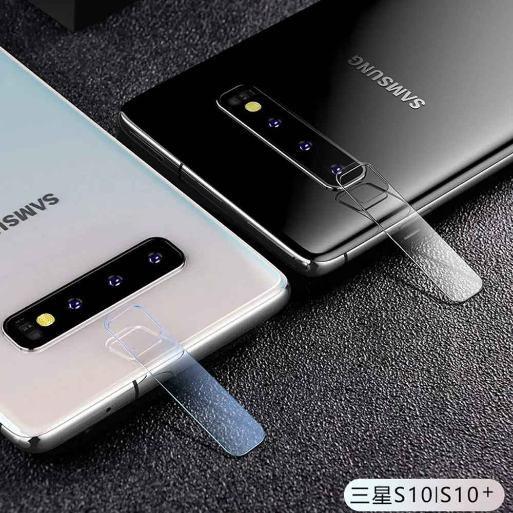 Задняя крышка для объектива камеры samsung Galaxy S8 S9 S10 Plus Lite прозрачная Гибкая