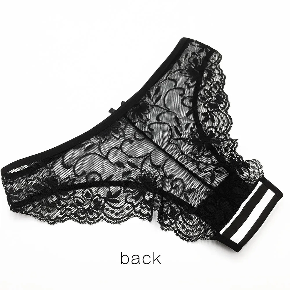 Женские прозрачные кружевные трусы CURRADA нижнее белье из хлопка с низкой талией 6