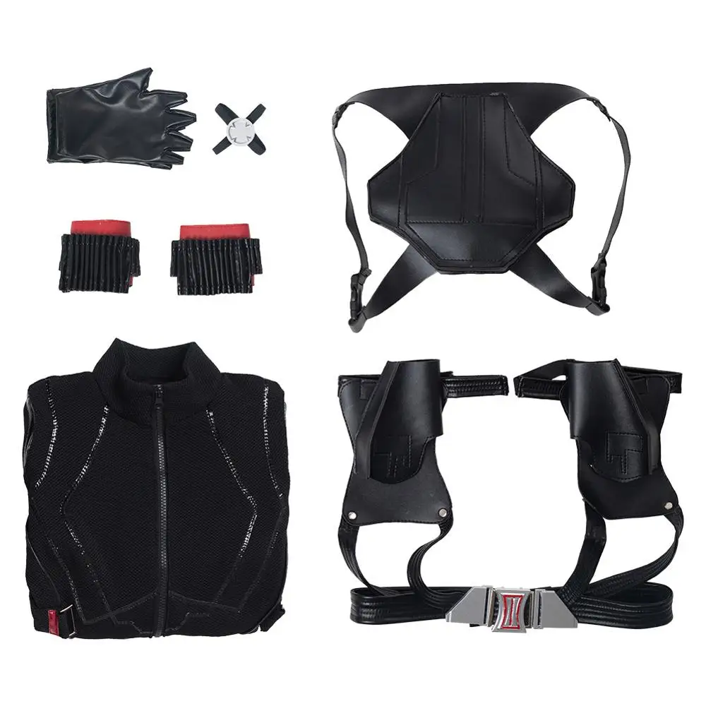 

Women Costume Natasha Romanoff Cosplay Jumpsuit Outfit Halloween Costume Custom