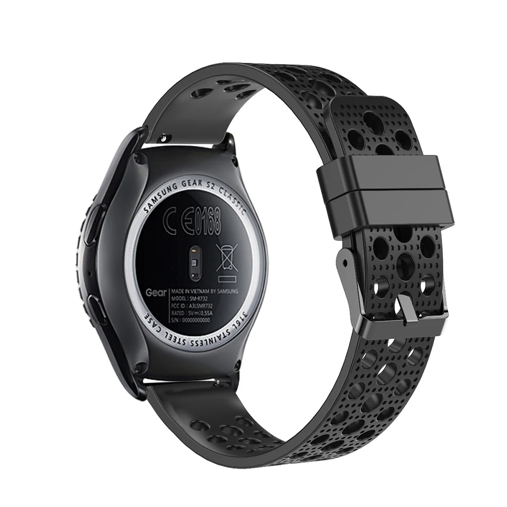 Ремешок для часов Samsung Gear S2 20 мм силиконовый ремешок Garmin Vivoactive 3