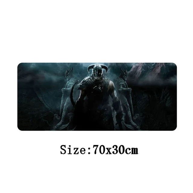2 Большой игровой коврик для мыши the elder scrolls v skyrim, 70x30 см, фиксирующий край, лучший подарок для друга, коврик для ноутбука - Цвет: 2