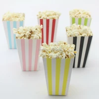 ipalmay 3000pcs mini polka dot chevron striped popcorn boxes wedding party favor lolly box retro cinema pop corn