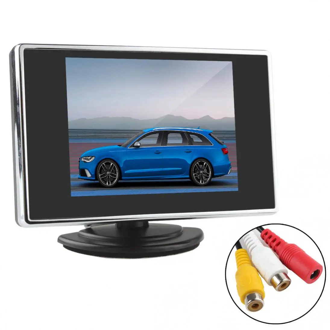 

3.5 Inch 2W 12V Universal 320 x 234 Pocket-sized Color TFT-LCD Display Car Rear View Monitor with 2-Channel Video Input