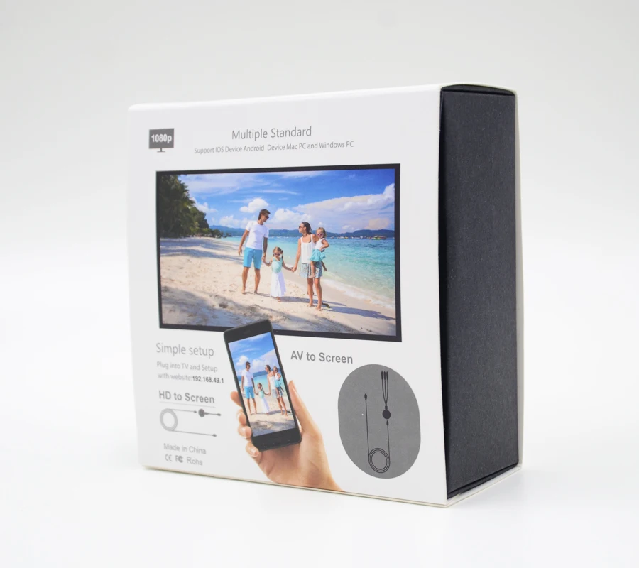 1080P Full HD OTA ТВ флешка ключ лучше чем Chromecast EasyCast HDMI AV WiFi Дисплей приемник DLNA Airplay Q1